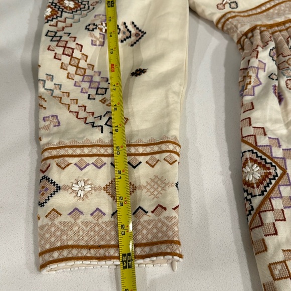 $945 ULLA JOHNSON “Adilah” Embellished Dress - Picture 6 of 8